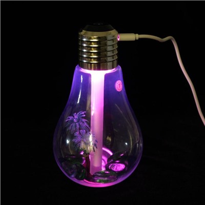 Увлажнитель воздуха Luazon LHU-06, ультразвуковой, 400 мл, 2 Вт, USB, портативный, микс