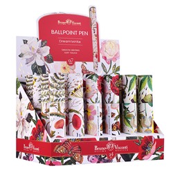 Ручка шариковая "DreamWrite. Flora.Bloom flowers" 0.7 мм, синяя, 3 вида