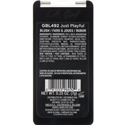 L.A. Girl, Румяна Just Blushing, оттенок «Игривый», 7 г