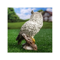 Садовая фигура из гипса «Сова полярная», 17×11×8 см
