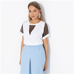 Футболка комбинированная, Всегда нарядна (extra)