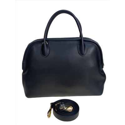 Женская сумка из натуральной кожи, цвет  черный