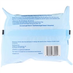Cetaphil, Салфетки для деликатного снятия макияжа, 25 влажных салфеток