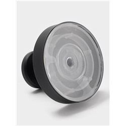 Набор крючков металлических на вакуумной присоске Stölz, 2 шт., чёрный