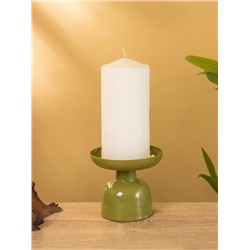 Подсвечник на 1 свечу «Авокадо», 10×10×9 см, глянцевый