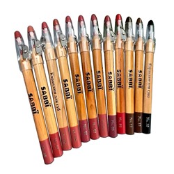 Набор косметических карандашей для губ Sabbi с точилкой