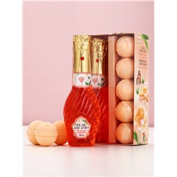 Подарочный набор «Самой прекрасной», гель для душа мондоро и бомбочки для ванны, Чистое Счастье