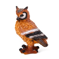 Садовая фигура из полистоуна «Филин», 22×28×42 см