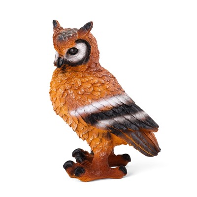 Садовая фигура из полистоуна «Филин», 22×28×42 см