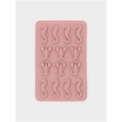 Форма для мармелада Доляна «Морской мир», силикон, 22×14×1 см, 14 ячеек, МИКС