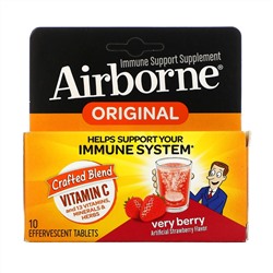 AirBorne,  витамин C, ягодный вкус, 10 шипучих таблеток