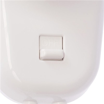 Фен Luazon LGE-006, 1600 Вт, настенный, 2 скорости, набор крепления, белый