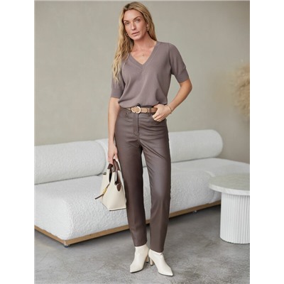 Джемпер тонкой вязки из вискозы с нейлоном