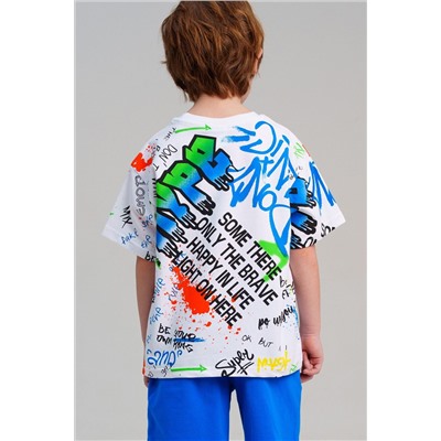 Фуфайка трикотажная для мальчиков (футболка) PLAYTODAY, 1122508