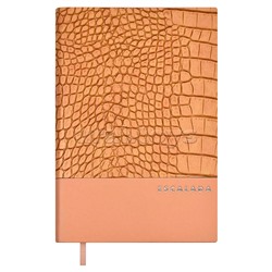 Ежедневник недатированный Escalada, А5, 160 л., Кроко бежевый