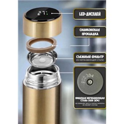 Термос с датчиком температуры 500мл #22889082