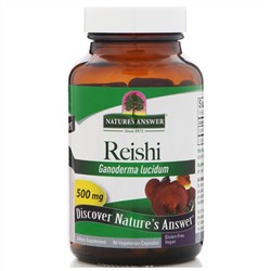 Nature's Answer, Рейши, 500 мг, 90 вегетарианских капсул