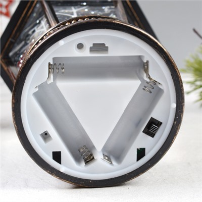 Светильник Новогодний светодиодный 12x11x26 см Снеговик / NG206-10 /уп 12/ музыкальный