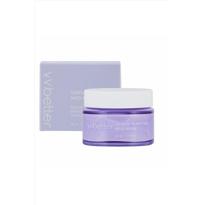 VVbetter Грязевая маска для лица с каолином, бакучиолом и скваланом / Gentle Purifying Mud Mask, 60 мл KRISTALLER, 1109993