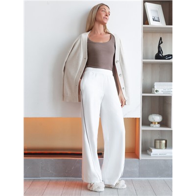 Футболка из трикотажа в широкий рубчик