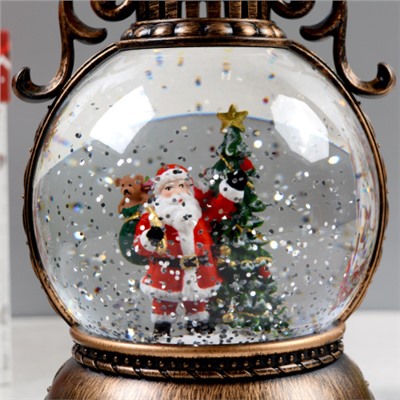 Светильник настольный новогодний 11х11х24 см / NG206-56 /уп 12/ музыкальный