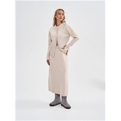 Казаки женские серые на меху, войлок