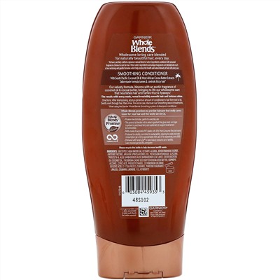Garnier, Разглаживающий кондиционер Whole Blends, «Масла кокоса и какао», 370 мл