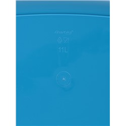 Таз хозяйственный овальный «Водолей», 11 л, пластик, синий