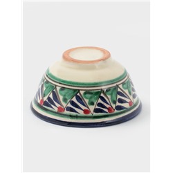 Пиала узбекская Риштанская Керамика «Узоры», 110 мл, d=8.5 см, синяя МИКС