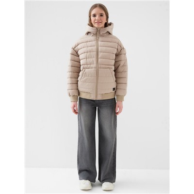 Куртка текстильная с полиуретановым покрытием для девочек