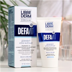 Витаминный крем Librederm жирный, восстанавливающий и успокаивающий, 50 мл