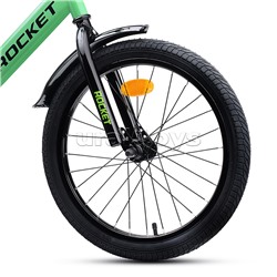 Велосипед 18" Rocket Juster, цвет зеленый