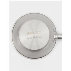 Сковорода Hanna Knövell, d=22 см, h=6 см, толщина стенки 0.6 мм, индукция, дно al+fe+al, нержавеющая сталь