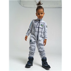 Комбинезон из футера с начесом для мальчика