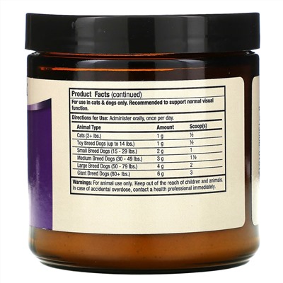 Dr. Mercola, Eye Support For Cats & Dogs, 6.34 oz (180 g)