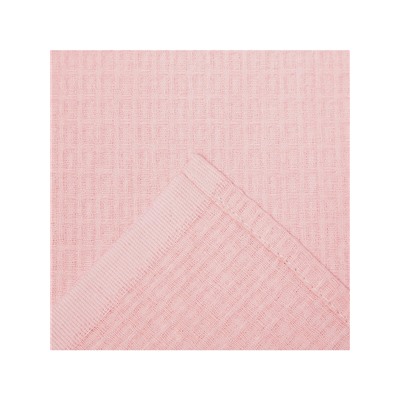 Простыня вафельная для бани Экономь и Я 150х180 см, цвет пыльно-розовый