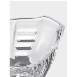 Икорница «Лебедь», 200 мл, 13.5×8.7×13 см, стекло, прозрачная