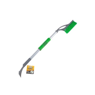 Щетка сметка, со скребком pitstop удлинённая, антиснег, 80 см