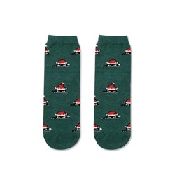 Новогодние CONTE NEW YEAR Новогодние носки с пушистой нитью «Xmas cat»