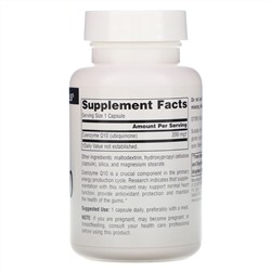 Source Naturals, коэнзим Q10, 200 мг, 60 капсул