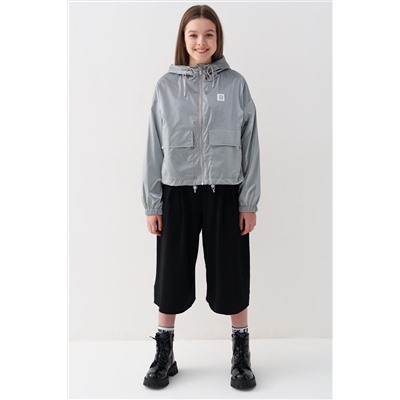 Куртка текстильная с полиуретановым покрытием для девочек (ветровка) PLAYTODAY, 1240103