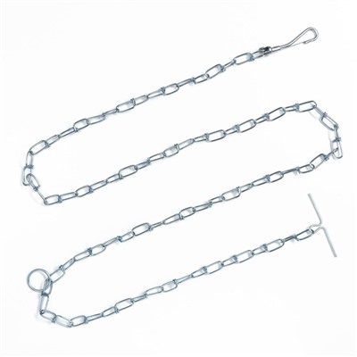 Цепь для привязи собак, 1.8 м, калибр 25 мм, толщина проволоки 2.2 мм