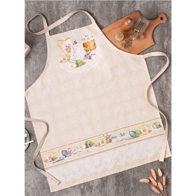 Фартук кухонный Этель «Пасхальные куличи» 60×70 см, 100% хлопок, саржа 190 г/м²