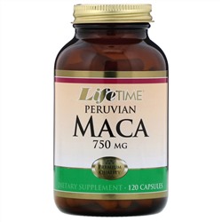 LifeTime Vitamins, Перуанская мака, 750 мг, 120 капсул