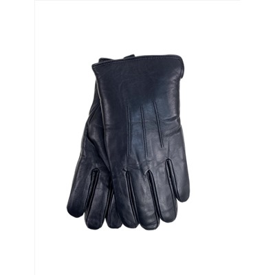 Перчатки мужские из натуральной кожи цвет черный
