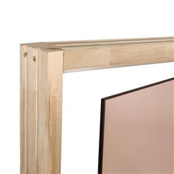 Дверь для бани и сауны стеклянная «Бронза», размер коробки 190×67 см, 8 мм