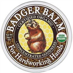Badger Company, барсучий бальзам для рук, 56 г (2 унции)
