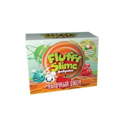 Создай Слайм. Флаффи слайм-фабрика "Яблочный джем" 3 слайма 3 цвета.