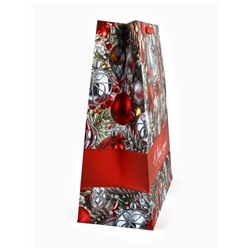 Пакет новогодний ламинированный подарочный «С новым годом», XL 40×49×19 см