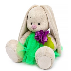 Зайка Ми в платье с пурпурным цветком (большой)